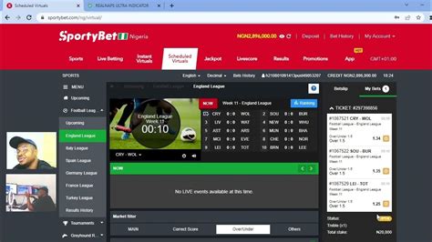 SPORTYBET VIRTUAL FOOTBALL ENGLAND LEAGUE LIVE .